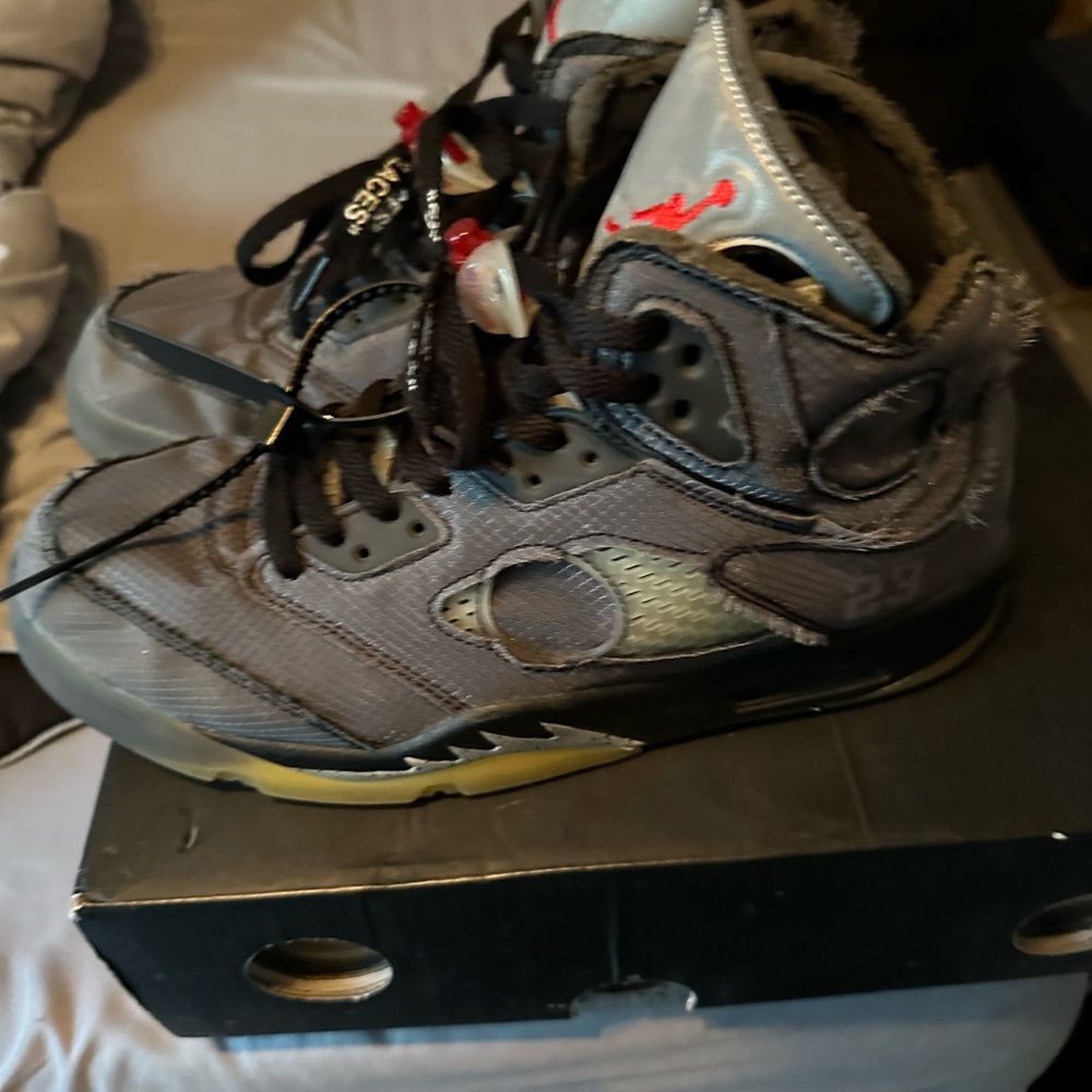Off white Jordan 5 MUSLIN